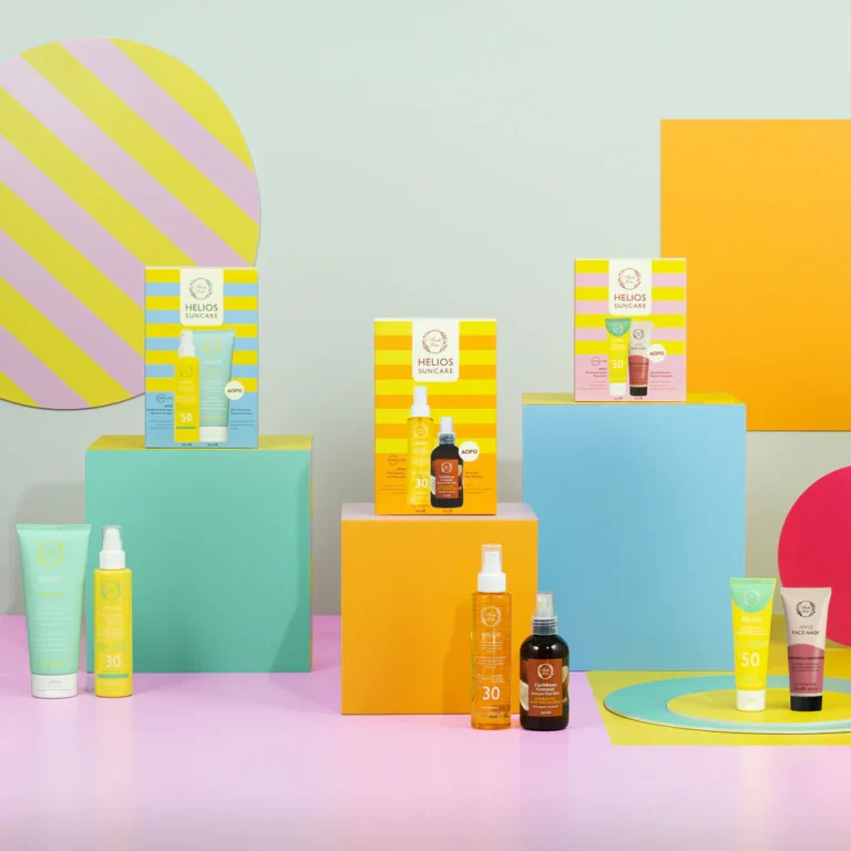 Helios Suncare Set 2pcs – Face Sunscreen SPF50 & Face Mask thumbnail 2